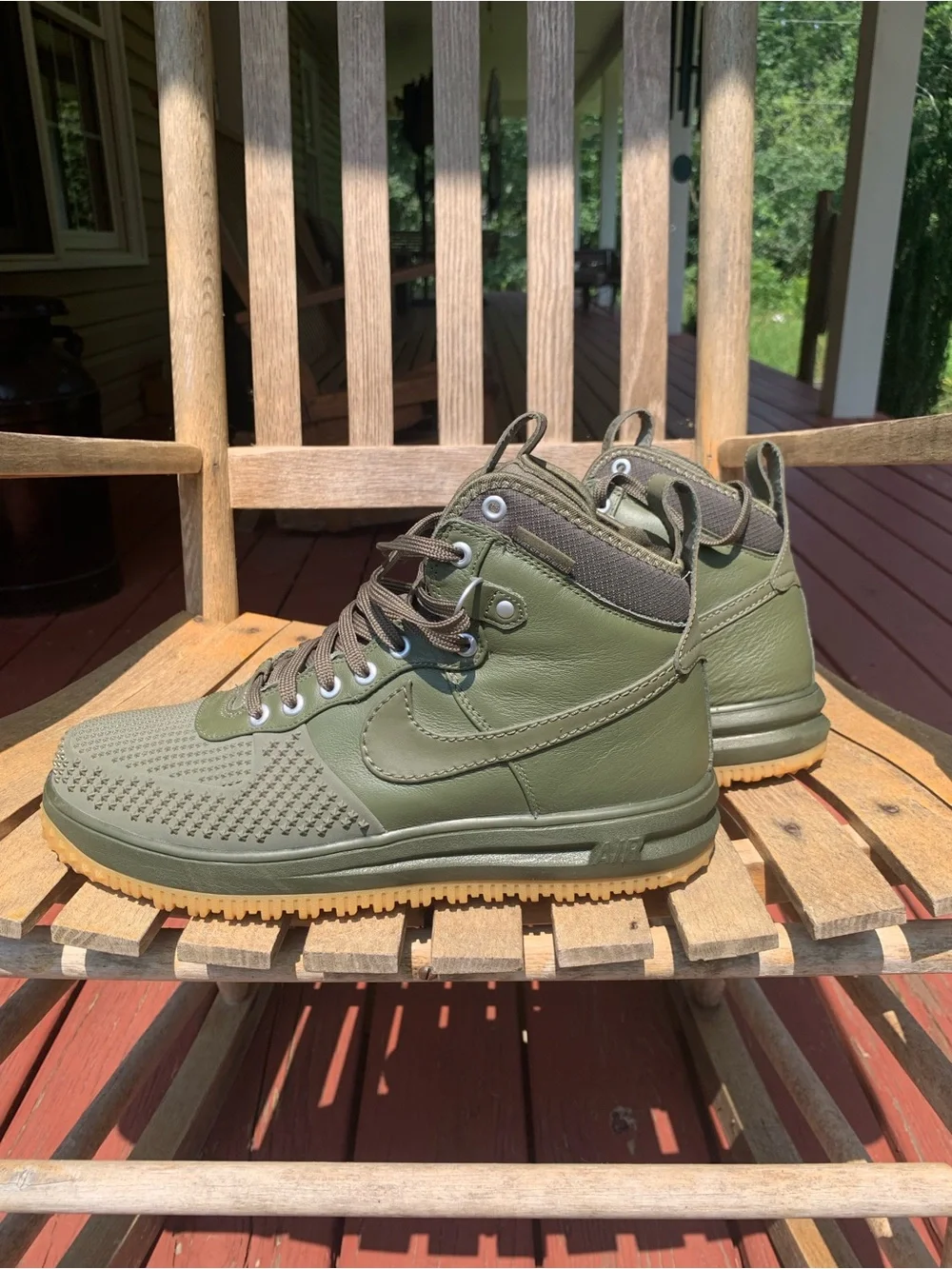 Nike Lunar Force 1 Medium Olive Duckboot  Nike 805899-201